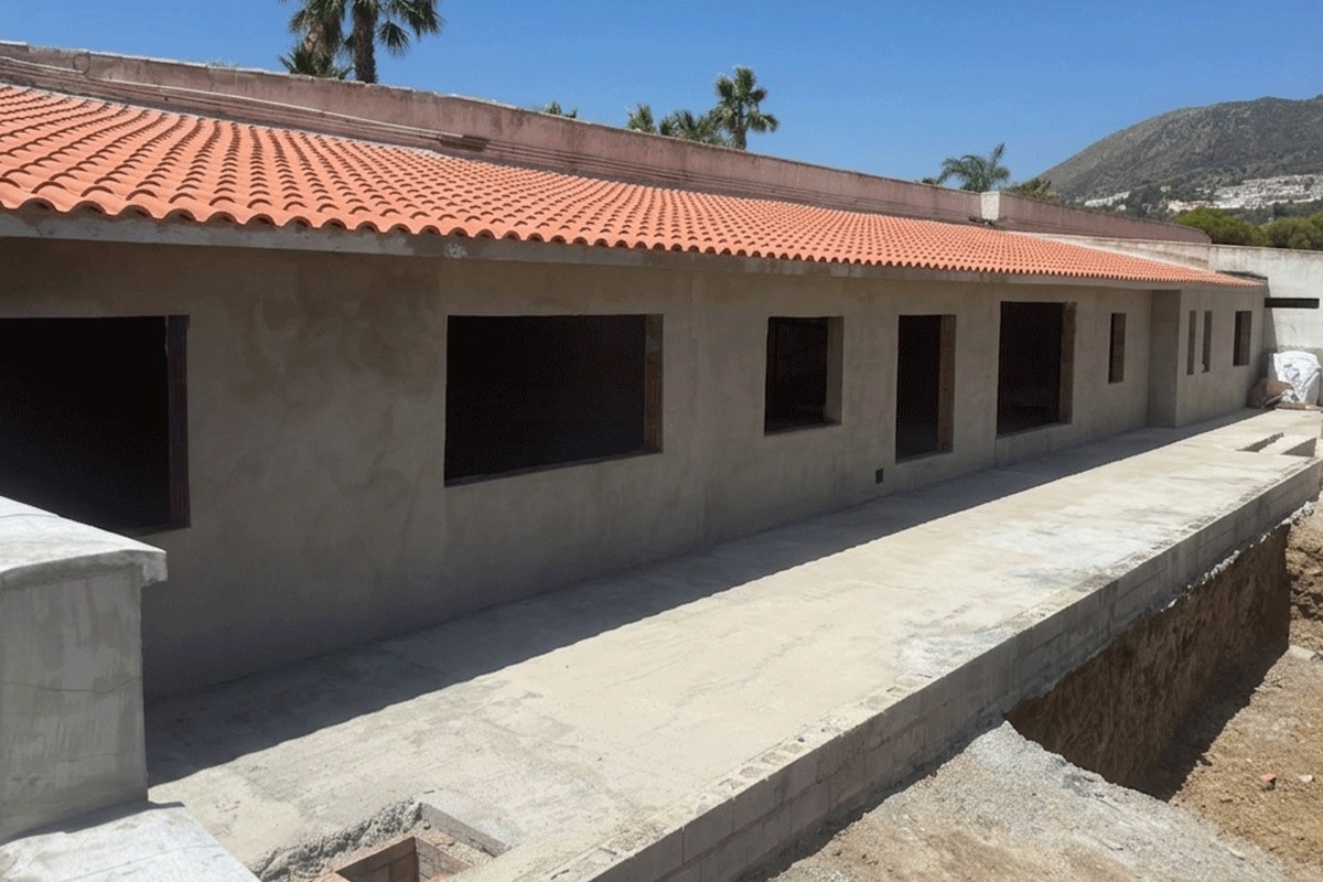Villa rústica en construcción, Benalmádena